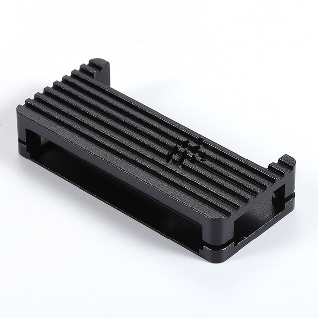 Raspberry Pi Zero Passive Cooling Metal Heatsink Enclosure Aluminum Alloy Case with Pin Header for Pi Zero / Zero W / Zero 2W