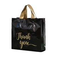 Sac fourre-tout en plastique LDPE, sac cadeau, sacs en plastique élégants de qualité supérieure, vente en gros