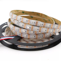 Bande LED intelligente numérique adressable RGBIC 5V WS2813 WS2812B SK6812 avec fonction de reprise du point d'arrêt et couleurs de rêve magiques