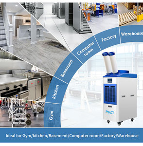 เครื่องปรับอากาศแบบพกพา 18000 บีทียู ร้อน-เย็น พร้อมปั๊มความร้อน รองรับแรงดันไฟฟ้า 100-240 โวลต์ และปริมาณลม 800 ลูกบาศก์เมตร/ชั่วโมง - Product Image 6