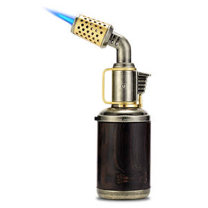 CIGARLOONG Allume-cigare de bureau en alliage rechargeable et résistant au vent de conception classique avec boîte-cadeau - Product Image 1