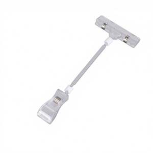 Clips de PVC Transparentes/Negros para Etiquetas de Precio en Estantes de Supermercado, Portaetiquetas, Tiras de Datos, Venta al Por Mayor - Product Image 2