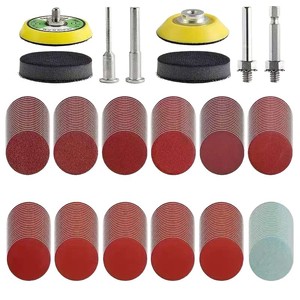 244 Piece Sandpaper Set 2 Inch 80-3000 Grit <b>Foam</b> Polishing <b>Pad</b> For Metal Wood Glass Automotive Grinding Die Grinder Use - Product Image 2