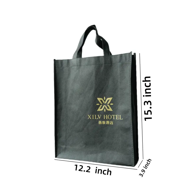Holesale-bolsas personalizadas no tejidas, bolsas reutilizables de tela para compras