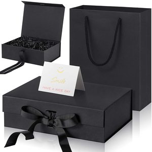 Nhà Sản Xuất Tùy Chỉnh Cứng Nhắc Băng Từ Đóng Cửa Quần Áo Phần Mở Rộng Tóc Cứng Nhắc Món Quà Sang Trọng Giấy Bao Bì Hộp - Product Image 3