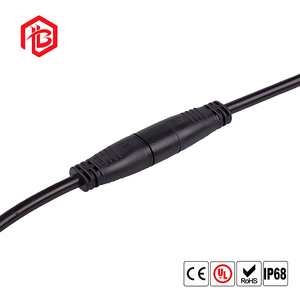 Connecteur étanche à broches plates Bett Manufacture IP67, <span class=keywords><strong>prise</strong></span> mâle et femelle, pour applications automobiles, extérieures et LED, connecteur de câblage étanche - Product Image 2
