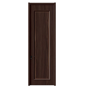 Puerta Interior Minimalista de Madera Sólida, Diseño de Panel Plano, Aislamiento Acústico, Apertura Manual, Superficie Acabada - Product Image 5
