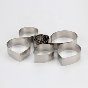 Juego de 11 Moldes para Galletas de Acero Inoxidable, Moldes para Fondant en Forma de Lágrima, Moldes para Flores de Azúcar Inglesas, Moldes para Cortar Hojas de Simulación # 0958N - Product Image 5