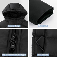 2024 Football Match hiver chaud Football veste vers le bas manteau coupe-vent épaissi sport Football coton bouffant manteau Football veste