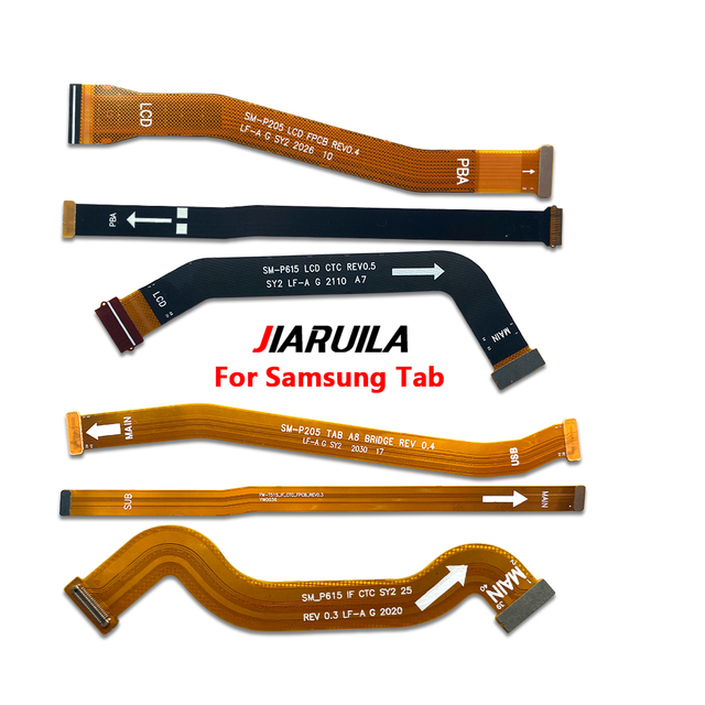 Main Board Lcd Connector Flex Cables for Samsung Tab A8.0 P205 P200 A10.1 T510 T515 S6 Lite P615 P610 Spare Parts Wholesale
