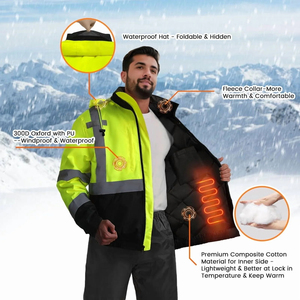 Veste de sécurité réfléchissante haute visibilité avec doublure en maille respirante pour le travail en été - Product Image 5
