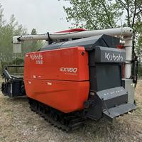 Moissonneuse-batteuse automatique 120 CV avec boîte de vitesses et moteur pour récolte de céréales (maïs, blé, riz) haute productivité 2400 mm