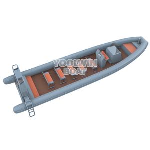 Bateau semi-rigide gonflable en aluminium de 12 m pour la garde côtière/la patrouille/la plongée en charter/le bateau de travail - Product Image 5