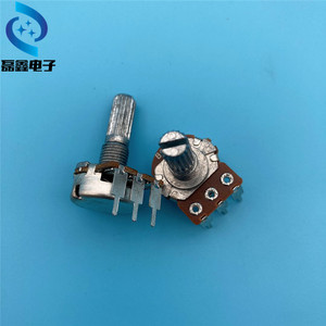 โพเทนชิโอมิเตอร์แบบหมุน H Electronic Components รุ่น 148 แบบ B10K B20K B50K 3 ขา แบบงอ ปรับด้วยลูกบิด - Product Image 4