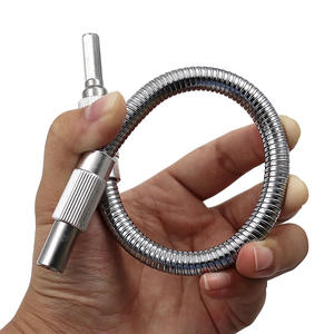 Conector <span class=keywords><strong>de</strong></span> Extensión Flexible <span class=keywords><strong>de</strong></span> 300 mm para Brocas, Adaptador <span class=keywords><strong>de</strong></span> Destornillador, Enchufe para Brocas, Herramienta <span class=keywords><strong>de</strong></span> Enlace para Brocas Hexagonales <span class=keywords><strong>de</strong></span> 1/4\" - Product Image 6