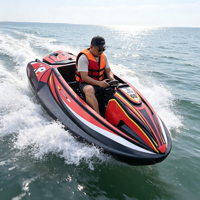 Bateau aquatique électrique commercial pour adultes et jeunes avec moteur à batterie au lithium 73V, Aqua Kart OEM ODM