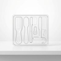 Bandeja de Plástico PET Tipo Concha Personalizada y Reciclable de 1 mm de Grosor para Kit de Herramientas de Limpieza