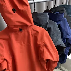 Горная водонепроницаемая куртка, уличная водонепроницаемая куртка с твердым корпусом и капюшоном, Мужская ветрозащитная куртка, куртка от дождя для бега, походов