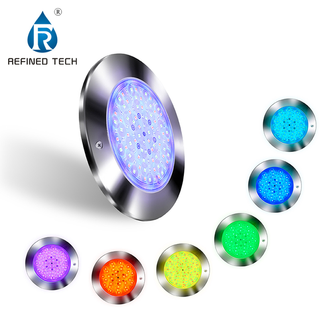 Refined 50FT Ultra Slim 6 Inch IP68 LED Inground Wet Niche Swimming Pool Spa Lights Landscape Pentair IntelliBrite 5G Spa Light