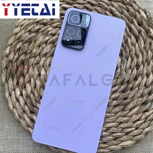 Cubierta Trasera de Vidrio para Batería de <span class=keywords><strong>Xiaomi</strong></span> <span class=keywords><strong>Redmi</strong></span> <span class=keywords><strong>Note</strong></span> <span class=keywords><strong>11</strong></span> <span class=keywords><strong>Pro</strong></span>+Plus 5G 21091116UG 21091116UC, Carcasa Trasera de Repuesto - Product Image 4
