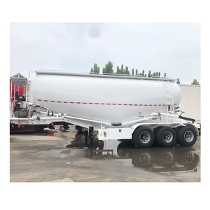 Semi-<span class=keywords><strong>remorque</strong></span> citerne à ciment en vrac sec en acier à 3 essieux, 40 tonnes, suspension mécanique, essieux Fuwa, prix - Product Image 4