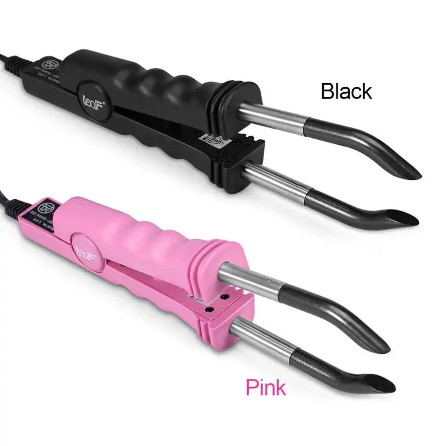 Hair Extension Iron Connector Machine Salon Iron Tool Black Or Red Color Hair Connector Tools Temperature Heat Connector