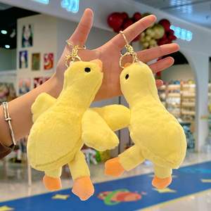 Mignon en peluche <span class=keywords><strong>oies</strong></span> pendentif s'il vous plaît canard en peluche porte-clés créatif cartable sac suspendus ornements saisir poupée en gros - Product Image 4
