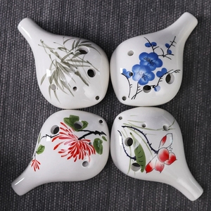 Ocarina en céramique à 6 trous, tonalité Do, gamme moyenne, instrument de musique très vendu - Product Image 3