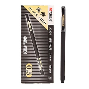 Bolígrafo de Gel Negro y Dorado M&G 0.5mm A2004 para Oficina y Escuela - Product Image 1