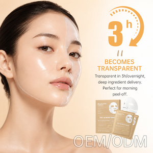 Maschera Viso Idratante e Restringente Pori OEM ODM |   Glass Skin Effetto Rugiada Senza Residui Peel Off |   Maschera coreana in tessuto al collagene per la notte - Product Image 6