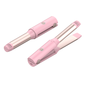 Lisseur et <span class=keywords><strong>boucleur</strong></span> <span class=keywords><strong>de</strong></span> <span class=keywords><strong>cheveux</strong></span> sans fil 2 <span class=keywords><strong>en</strong></span> 1, <span class=keywords><strong>mini</strong></span> portable, nouveau, beauté, mode, charge USB - Product Image 2