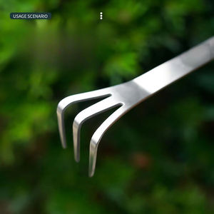 Rastrello Bonsai a doppio scopo per la potatura della casa e del giardino per piantare il terreno che allenta i vasi di fiori e le fioriere - Product Image 5