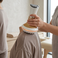 Appareil de massage électrique à brosse Meridian de 9e génération, brosse de massage à 40 niveaux, charge sans fil pour le cou