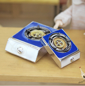 Miniatures de cuisinières à gaz en résine Art Déco pour <span class=keywords><strong>maison</strong></span> de poupée 1/6 1/12, modèle décoratif, rentrée scolaire - Product Image 6