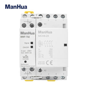 <span class=keywords><strong>Contacteur</strong></span> modulaire intelligent WiFi MCH8-25 3P 25A, <span class=keywords><strong>contacteur</strong></span> domestique intelligent pour rail DIN, télécommande par application TUYA - Product Image 4