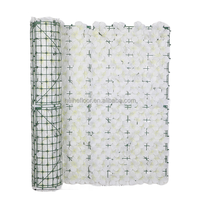 Clôture artificielle pour balcon, plafond, mur, décoration, vente en gros, 1x3m, clôture à fleurs