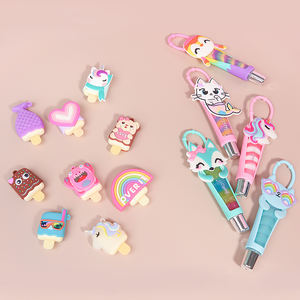 LLavero de brillo de <span class=keywords><strong>labios</strong></span> para niñas, llavero de brillo de <span class=keywords><strong>labios</strong></span> personalizado con logotipo de marca privada - Product Image 3