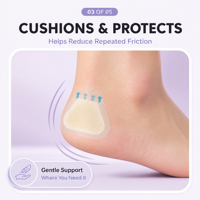 Patchs anti-friction pour chaussures neuves |   Coussinets de talon pour le quotidien, ultra fins et doux pour la peau