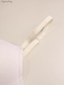 Lingerie da Sposa Sexy Bianca in <span class=keywords><strong>Pizzo</strong></span> Seducente, <span class=keywords><strong>Reggiseno</strong></span> da Donna Lavorato a Maglia con Ferretto e Coppe Complete, Eco-Friendly, Antibatterico, Taglie Forti - Product Image 2