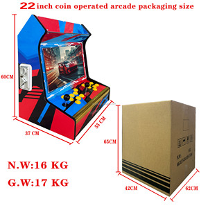 Yeni tasarım klasik Retro Arcade oyun konsolu taşınabilir Metal sikke işletilen Mini Video şarj edilebilir kapalı 2 oyuncu - Product Image 6