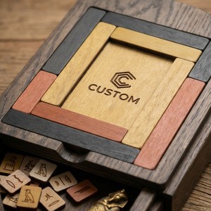 Jeu de fouilles archéologiques égyptiennes en bois Montessori personnalisé, <span class=keywords><strong>puzzle</strong></span> de correspondance de hiéroglyphes, jouet éducatif personnalisé OEM avec cartes - Product Image 2