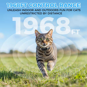 Collar de Adiestramiento para Gatos Smartpet con Vibración, Resistente al Agua, Control Remoto Inteligente CP1, Material ABS - Product Image 5