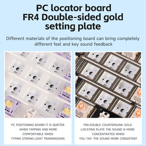 Mchose K99 OEM Logo có dây <span class=keywords><strong>USB</strong></span> RGB LED <span class=keywords><strong>Light</strong></span> PC máy tính tùy chỉnh 2.4G chơi game không dây chuyển đổi cơ khí 75% bàn phím - Product Image 5