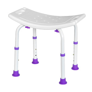 High Quality Comfortable Anti-Slip Aluminum <strong>Shower</strong> <strong>Chair</strong> for Elderly Modern Design DIN Standard Bath Stool for Bathroom - Product Image 1