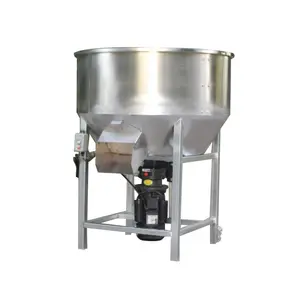 Small poultry dog treats mixer making machine and urea fertilizer dry and wet feed ribbon mixer