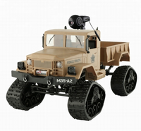 Caméra espion WIFI FPV 2.4Ghz 1:16 pneus de neige RC pick-up tout-terrain RTR camion militaire Rock Crawler 4x4 voiture télécommandée