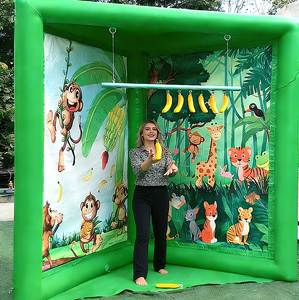 EASYFUN <span class=keywords><strong>Gioco</strong></span> Gonfiabile Acchiappa la Banana - <span class=keywords><strong>Gioco</strong></span> di Reazione Veloce Mani-Occhi - Allenamento di Reazione Rapida - Product Image 1