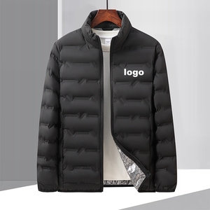 Veste thermique en polyester au graphène tendance 2026 pour hommes - Manteau coupe-vent à col montant pour la randonnée, le ski, les voyages d'hiver - Product Image 1
