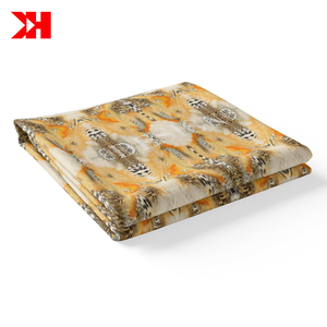 Kahn cotton hữu cơ tự do London Tana vải cỏ in cho váy của cô gái - Product Image 3