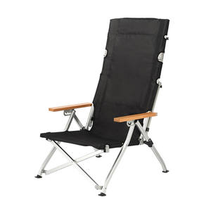 Customized Outdoor Garden 4 Gears Adjustable <b>Backrest</b> Picnic Beach Fishing Foldable Reclining Camping Chair - Product Image 6